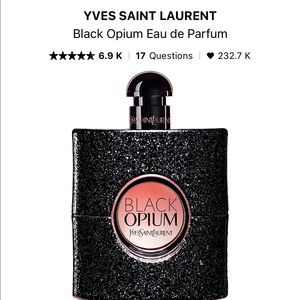 NWOT YSL Black Opium